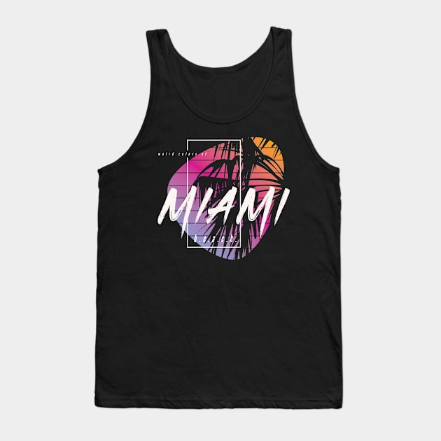 Miami Beach Tank Top by SM Shirts